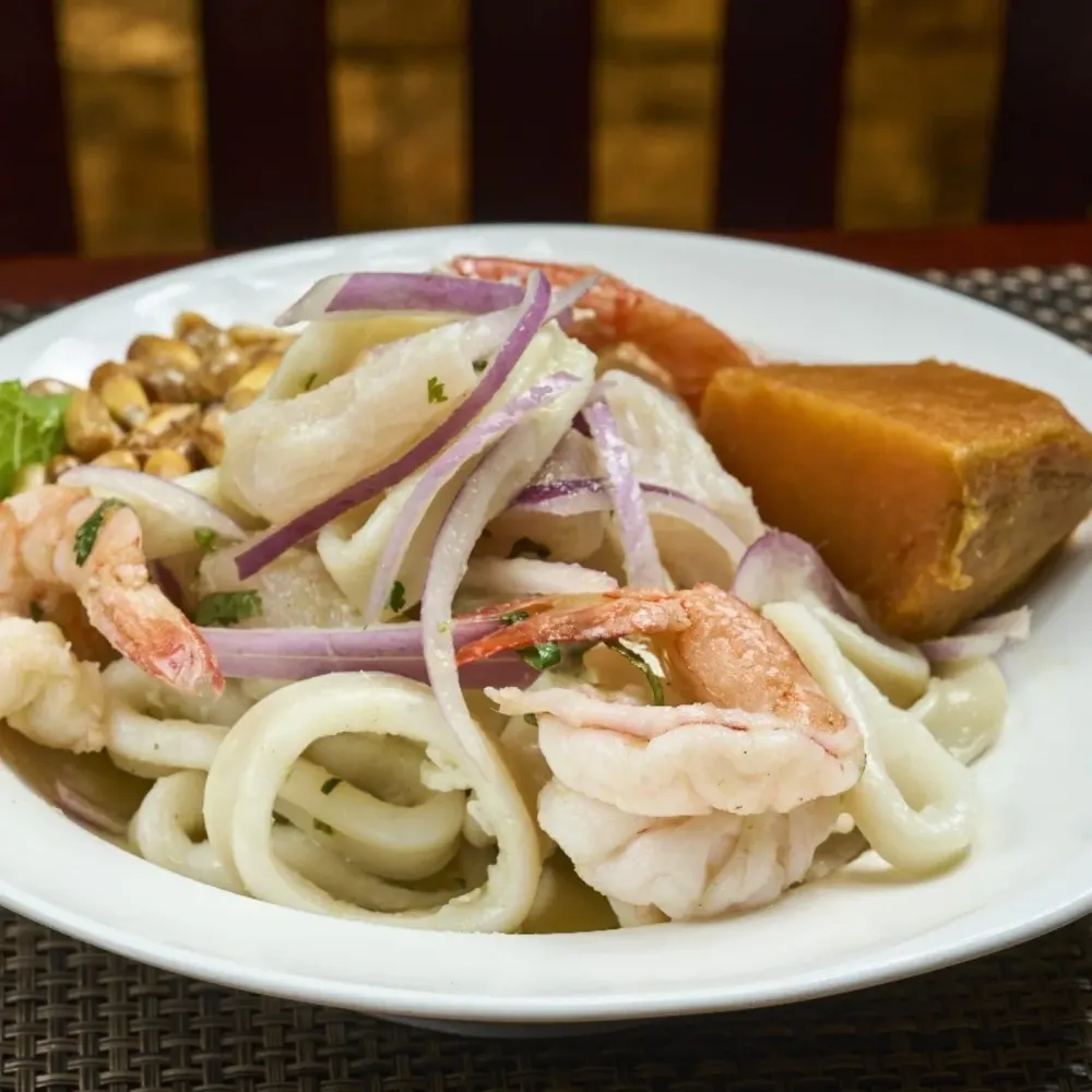 Ceviche mixto at Tu Casa