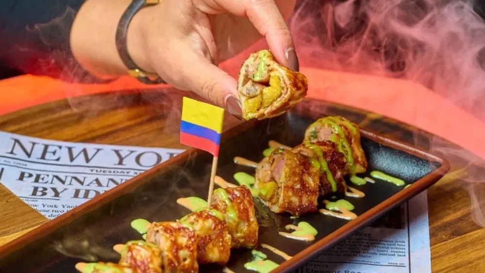 BarrelRoll with house sauces